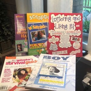 Scrapbook books (5)